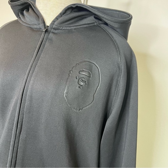 Bape Performance Black Zip Up Hoodie - Picture 5 of 8